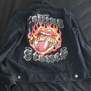 The Rolling Stones jean jacket